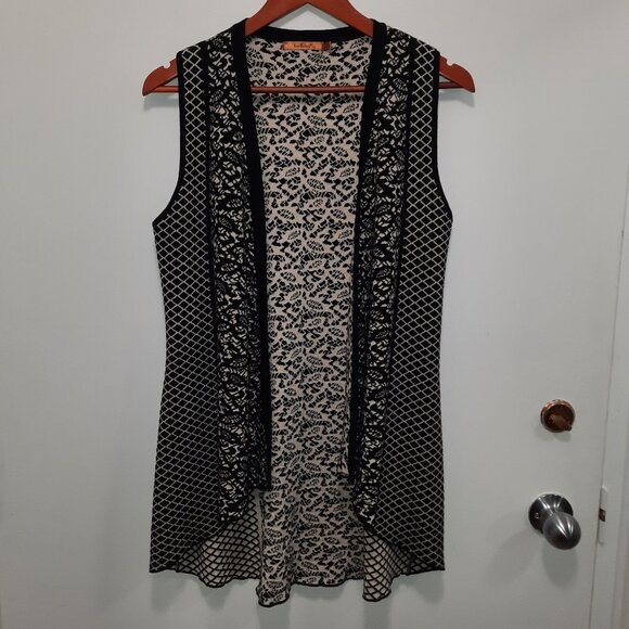 Belldini Cotton-blend Sweater Vest, Size M - Picture 2 of 5